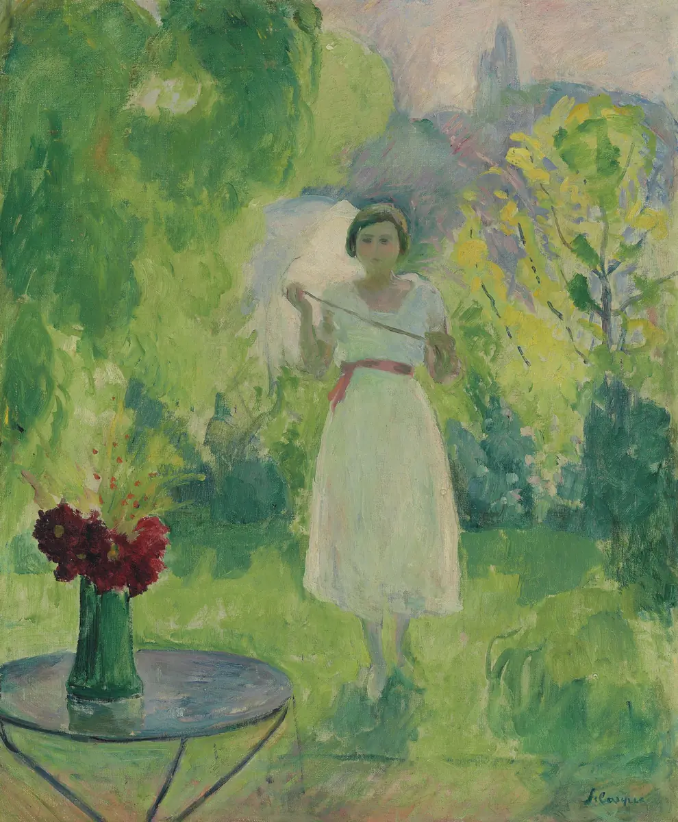 Promenade dans le jardin - Henri Lebasque