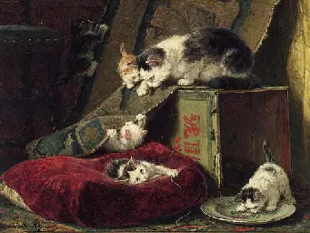 Cache-cache - Henriëtte Ronner-Knip