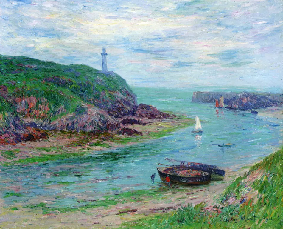 Doëlan à marée basse - Henry Moret