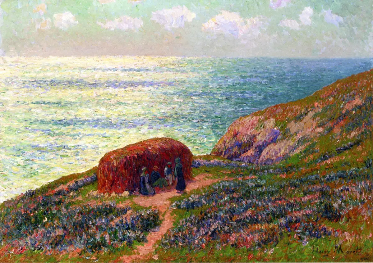 Ramasseuses de goémon à Moëlan - Henry Moret