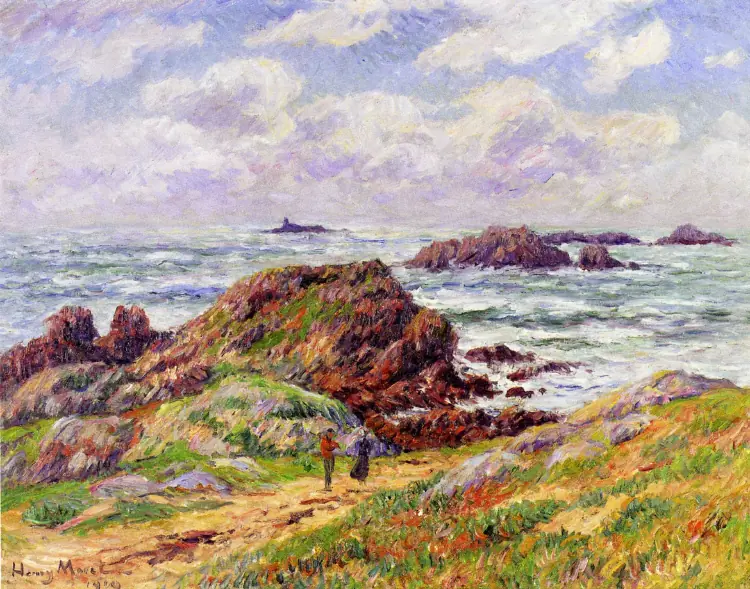 Rochers à Porspoder - Henry Moret