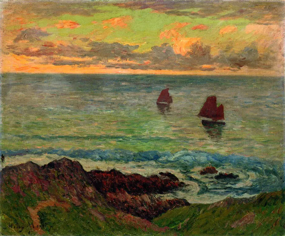 Soir à Doëlan - Henry Moret