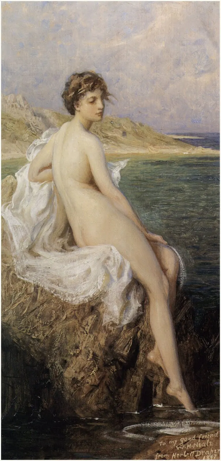 La Baigneuse - Herbert James Draper
