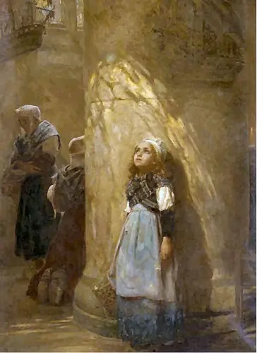 Les Rayons dorés - Herbert James Draper