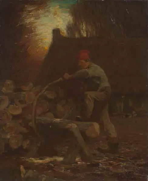 Le bûcheron - Horatio Walker