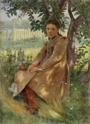 À l'ombre du pommier - Horatio Walker
