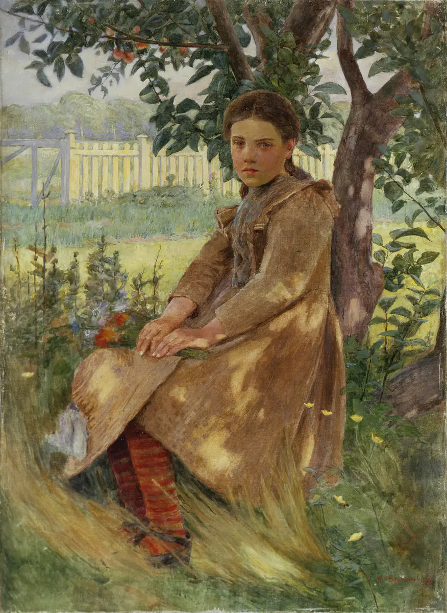 À l'ombre du pommier - Horatio Walker