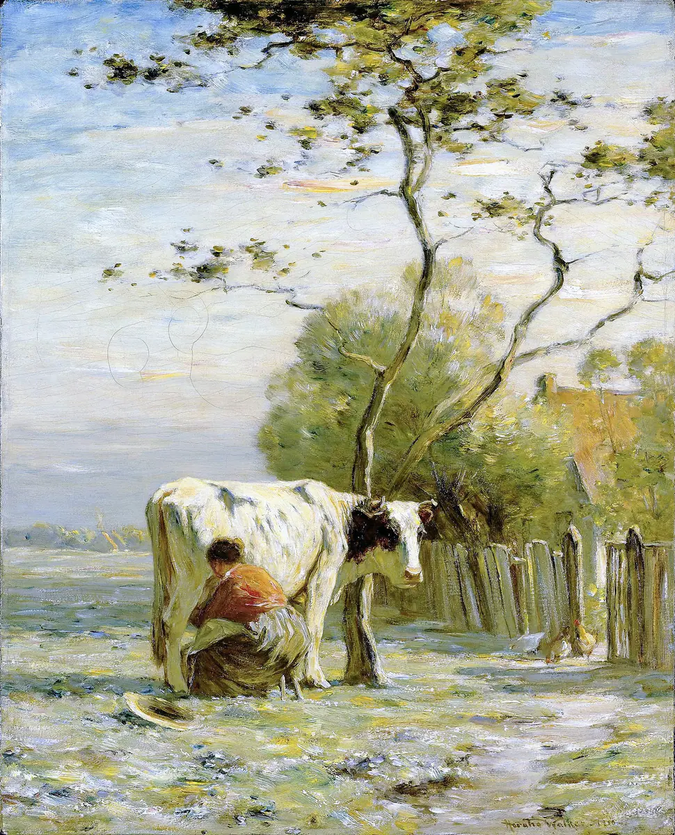 La Traite du matin - Horatio Walker
