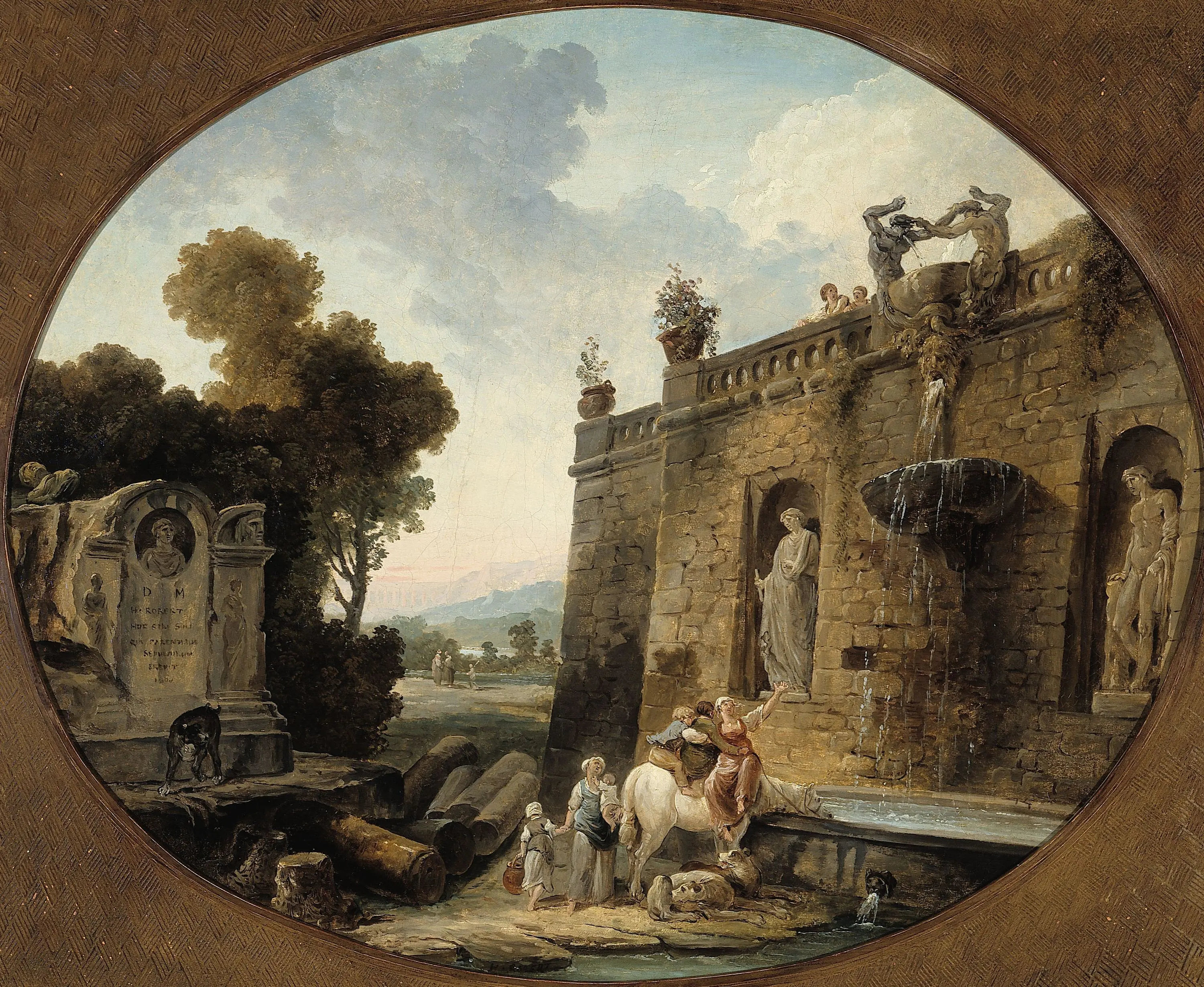 L’Abreuvoir - Hubert Robert