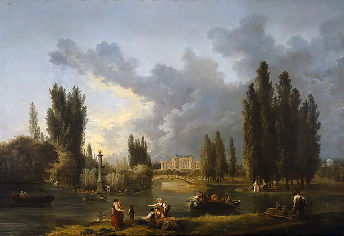 Le Château de Méréville dans son parc - Hubert Robert