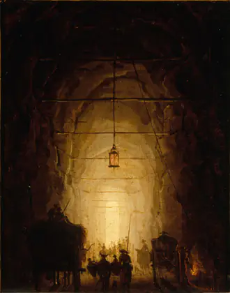 La Grotte du Pausilippe - Hubert Robert
