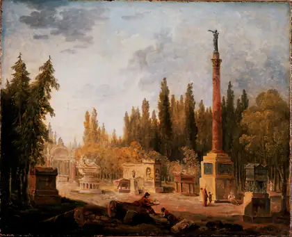 Le Jardin du Musée des monuments français - Hubert Robert