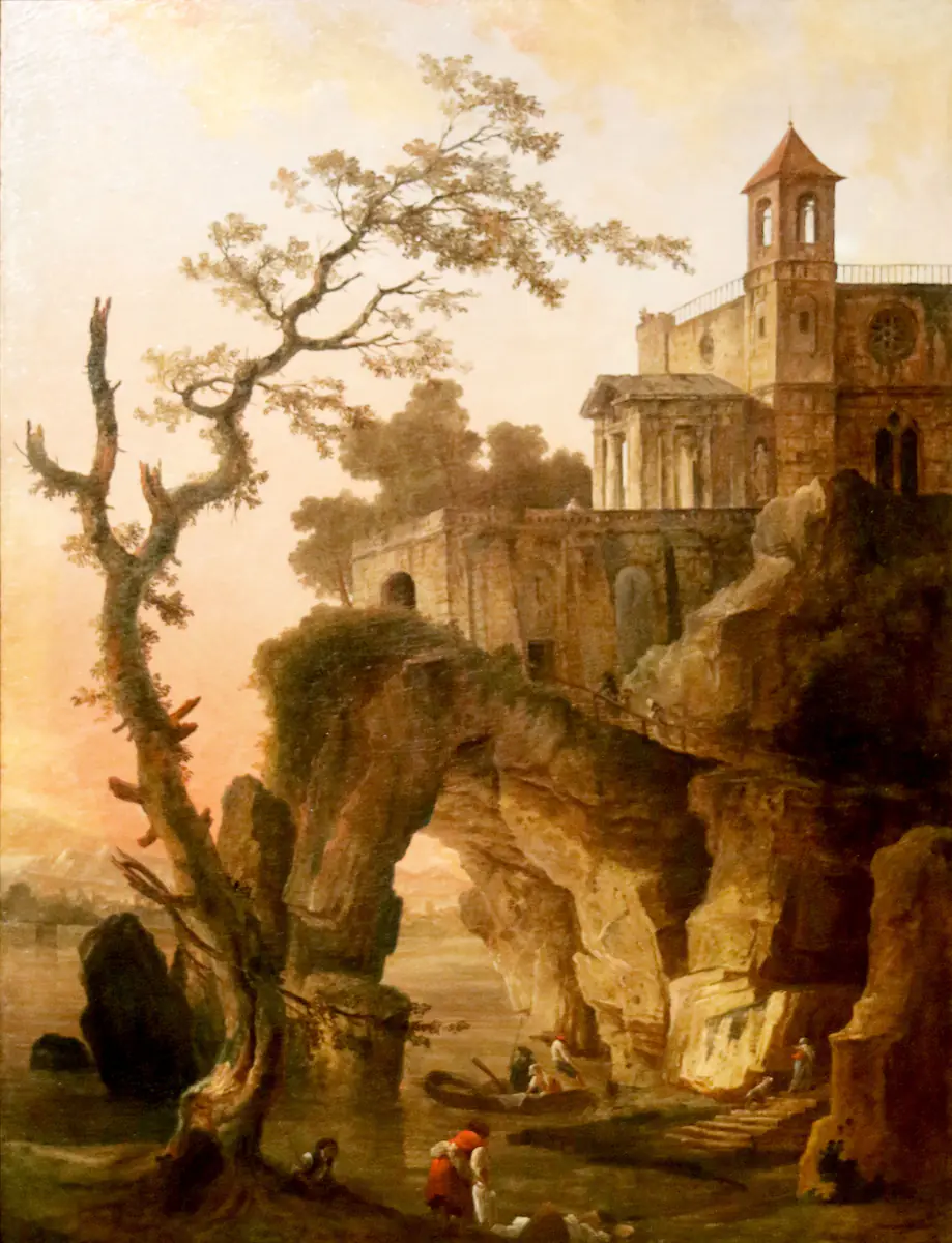 Paysage fantaisie - Hubert Robert