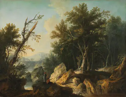 Paysage rocheux - Hubert Robert