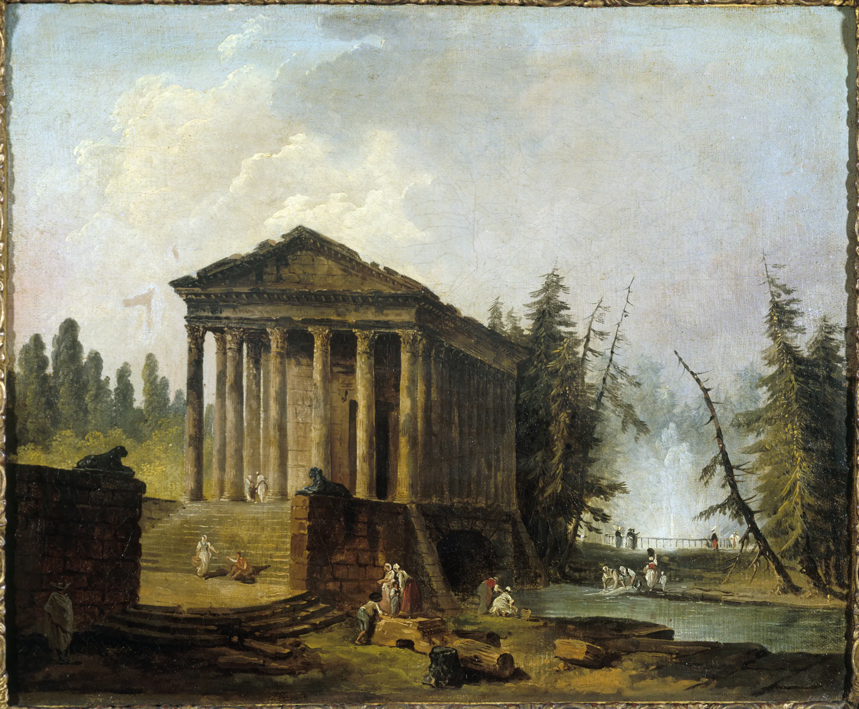 Le Temple antique - Hubert Robert