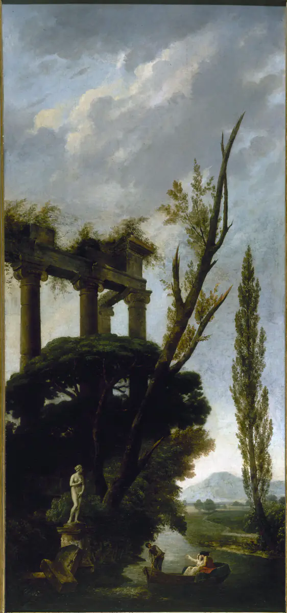 Vénus Médicis dans un paysage - Hubert Robert
