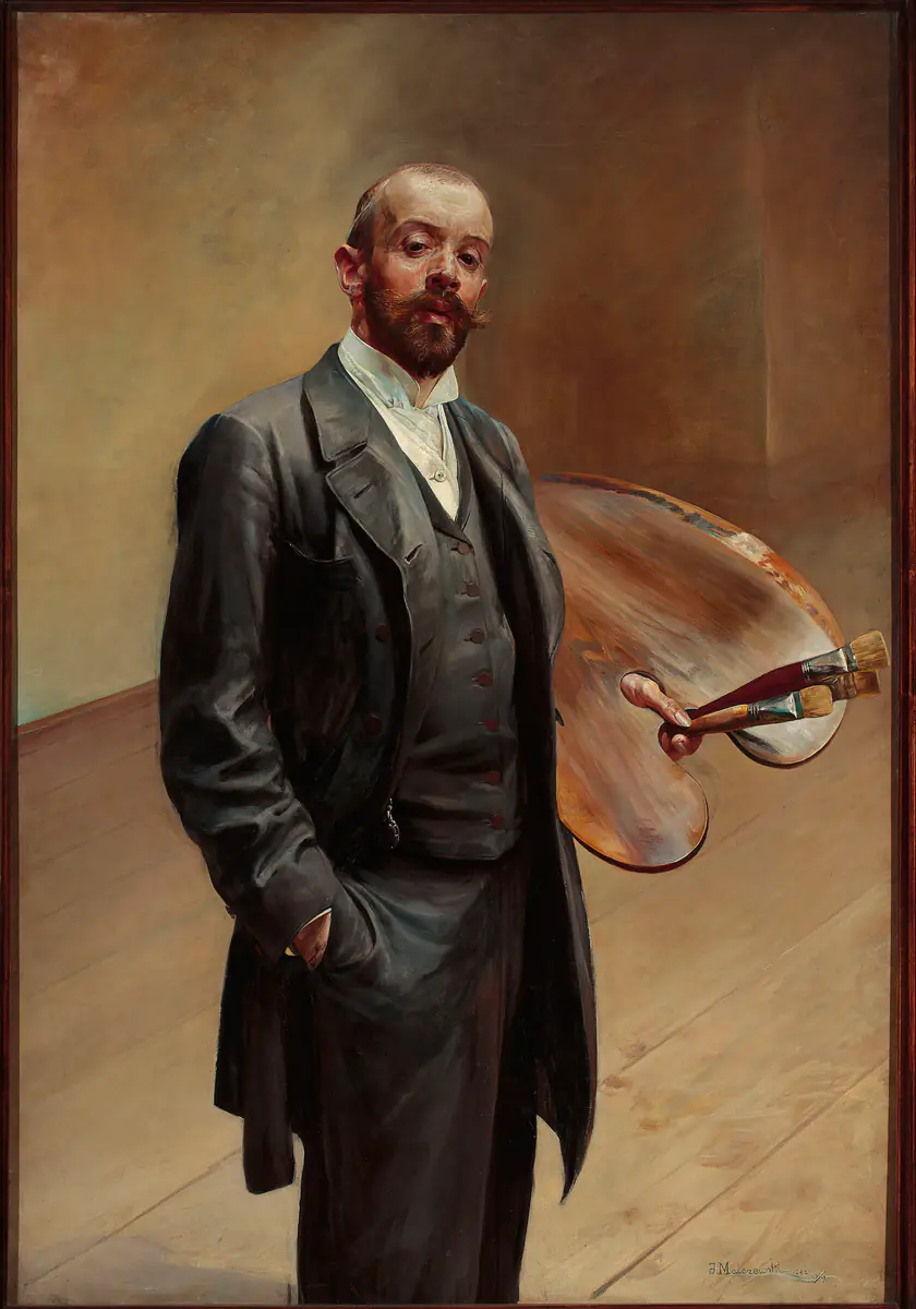 Autoportrait à la palette - Jacek Malczewski