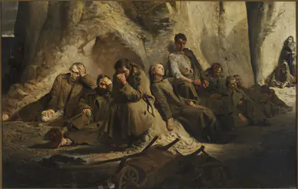 Dimanche à la mine - Jacek Malczewski