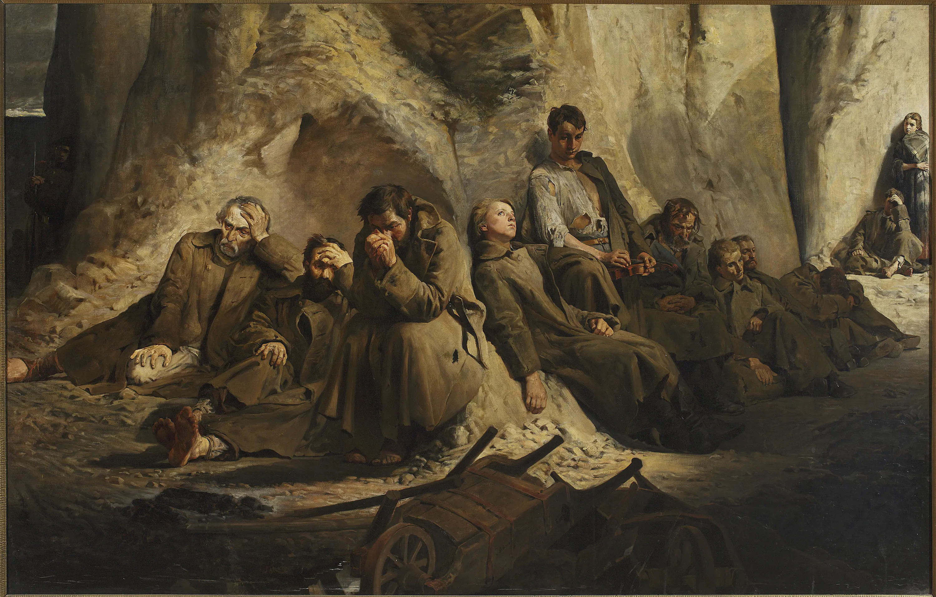 Dimanche à la mine - Jacek Malczewski