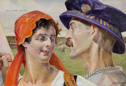 Double portrait - Jacek Malczewski