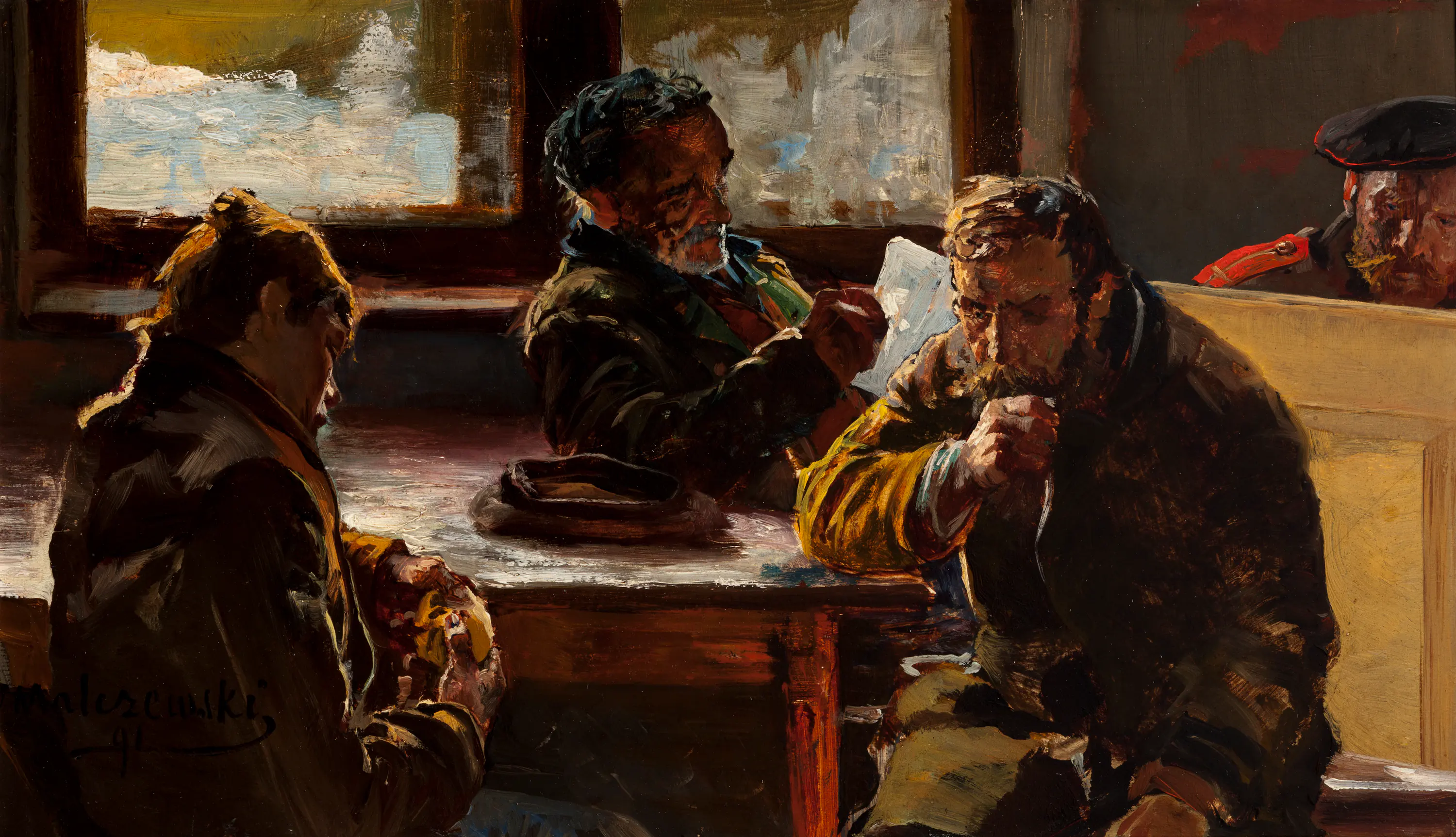 Les Exilés - Jacek Malczewski