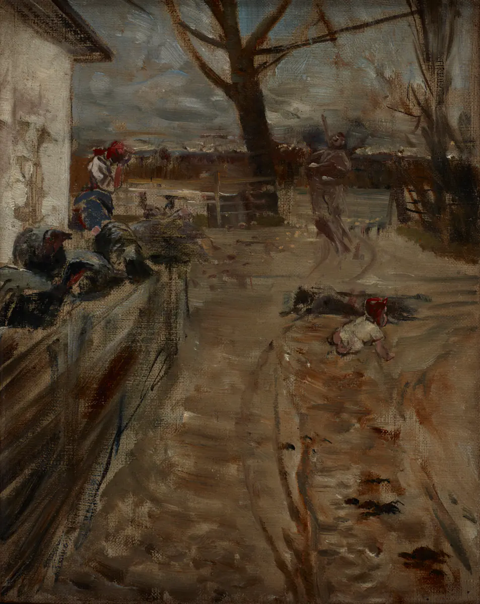 Ferme de campagne - Jacek Malczewski