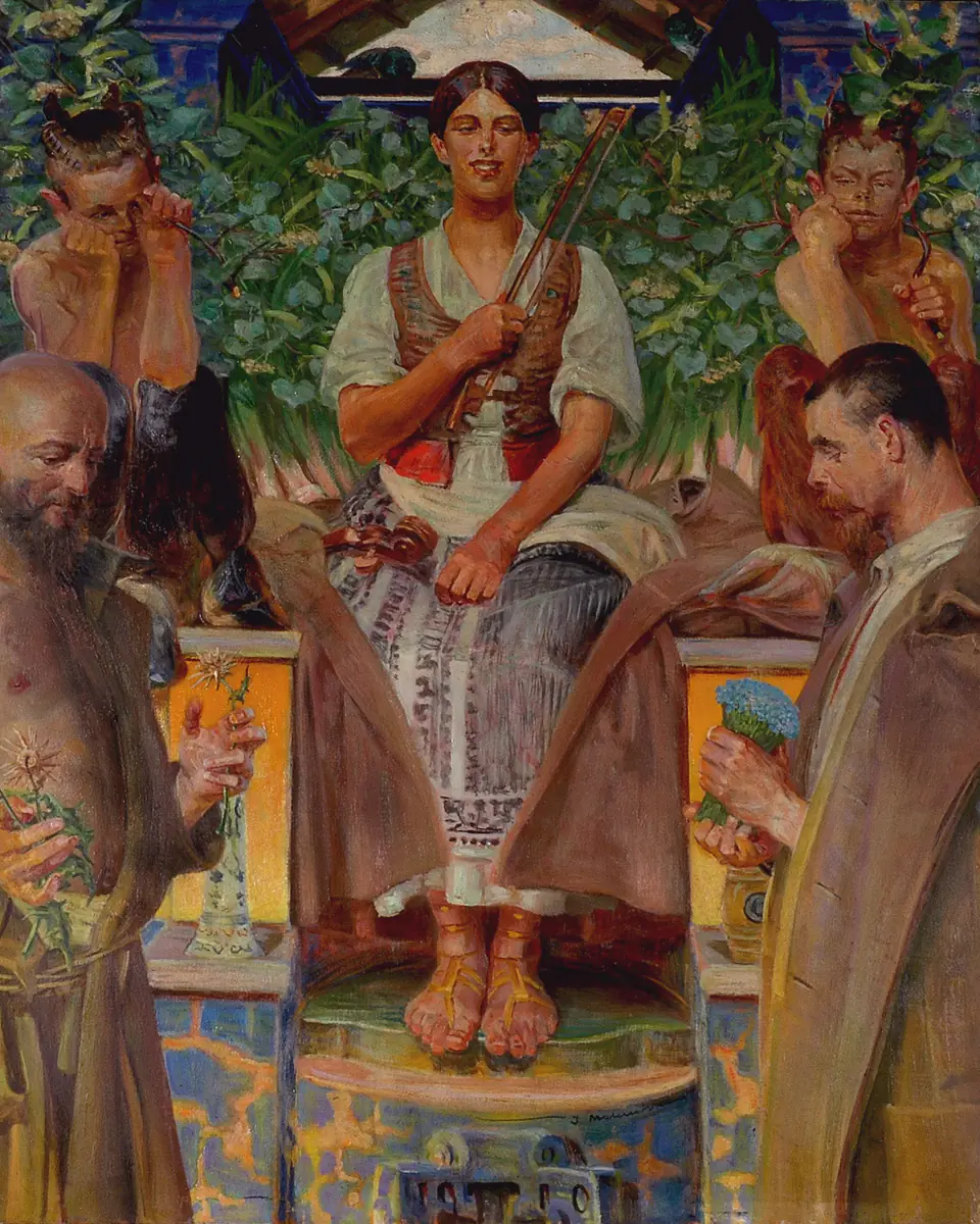 Hommage à l'art et à la muse - Jacek Malczewski
