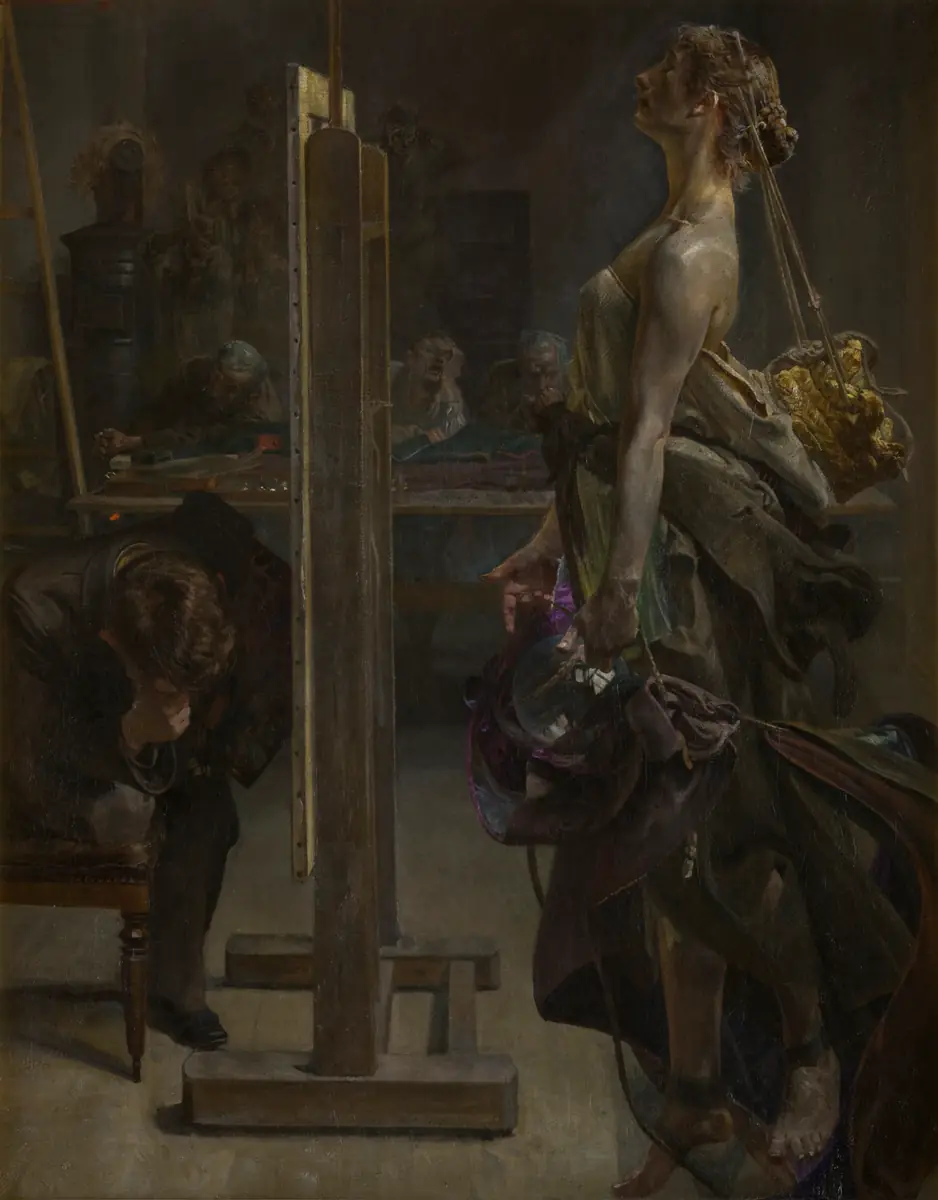 L'Inspiration du peintre - Jacek Malczewski
