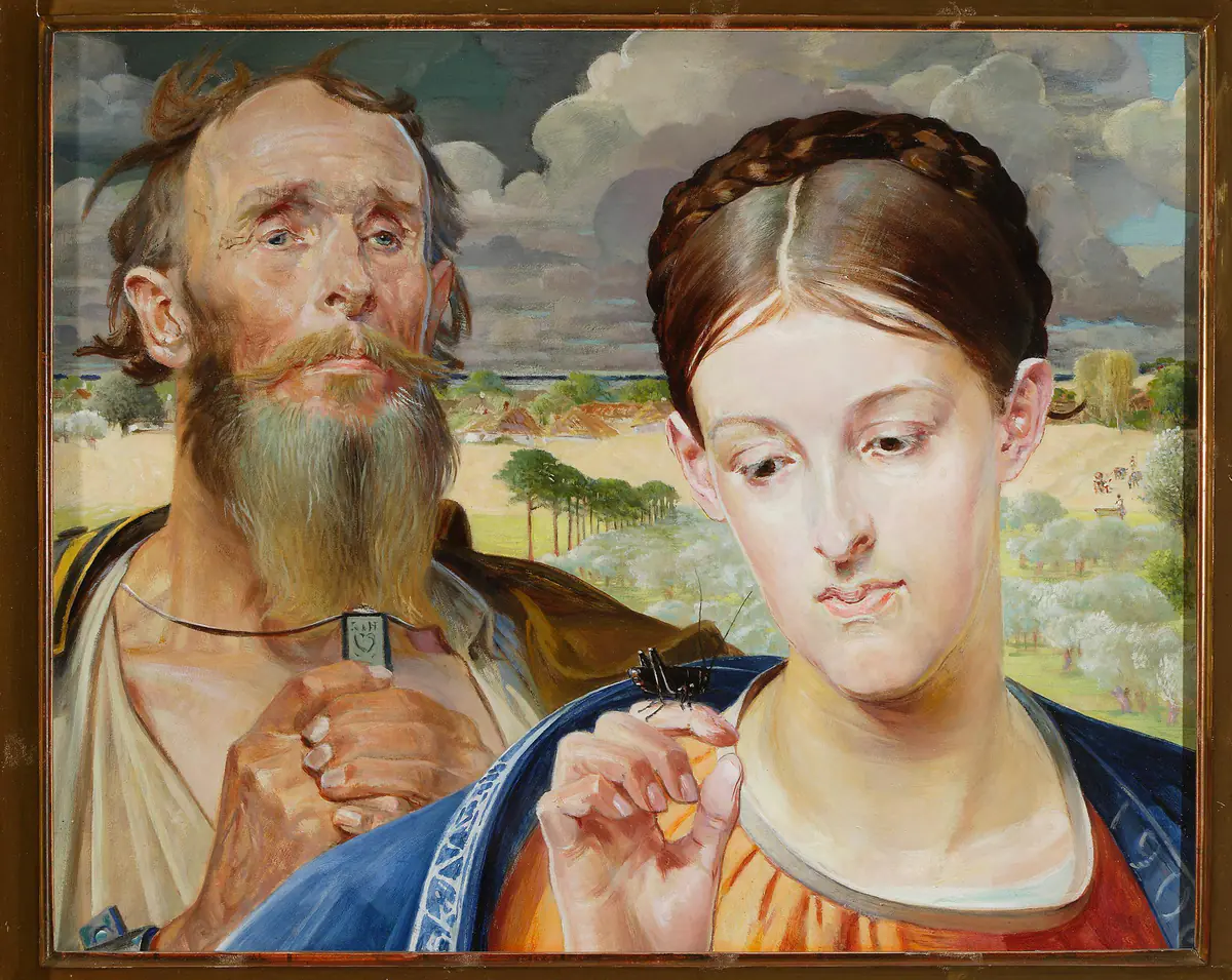 Musique, partie gauche du triptyque - Jacek Malczewski