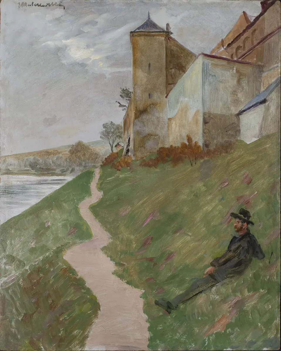 Sur la colline du monastère des Norbertines - Jacek Malczewski