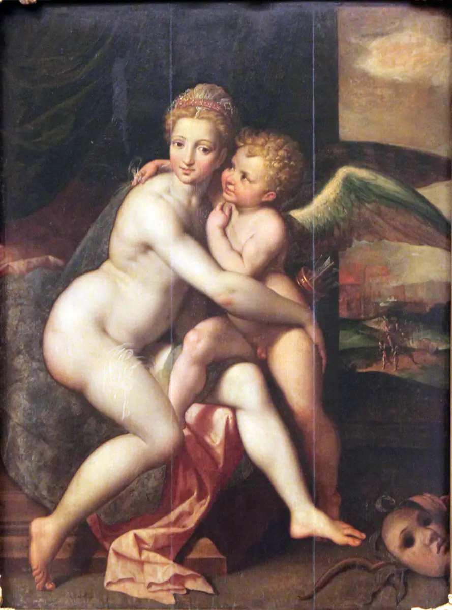 Vénus et Amor - Jacob de Backer