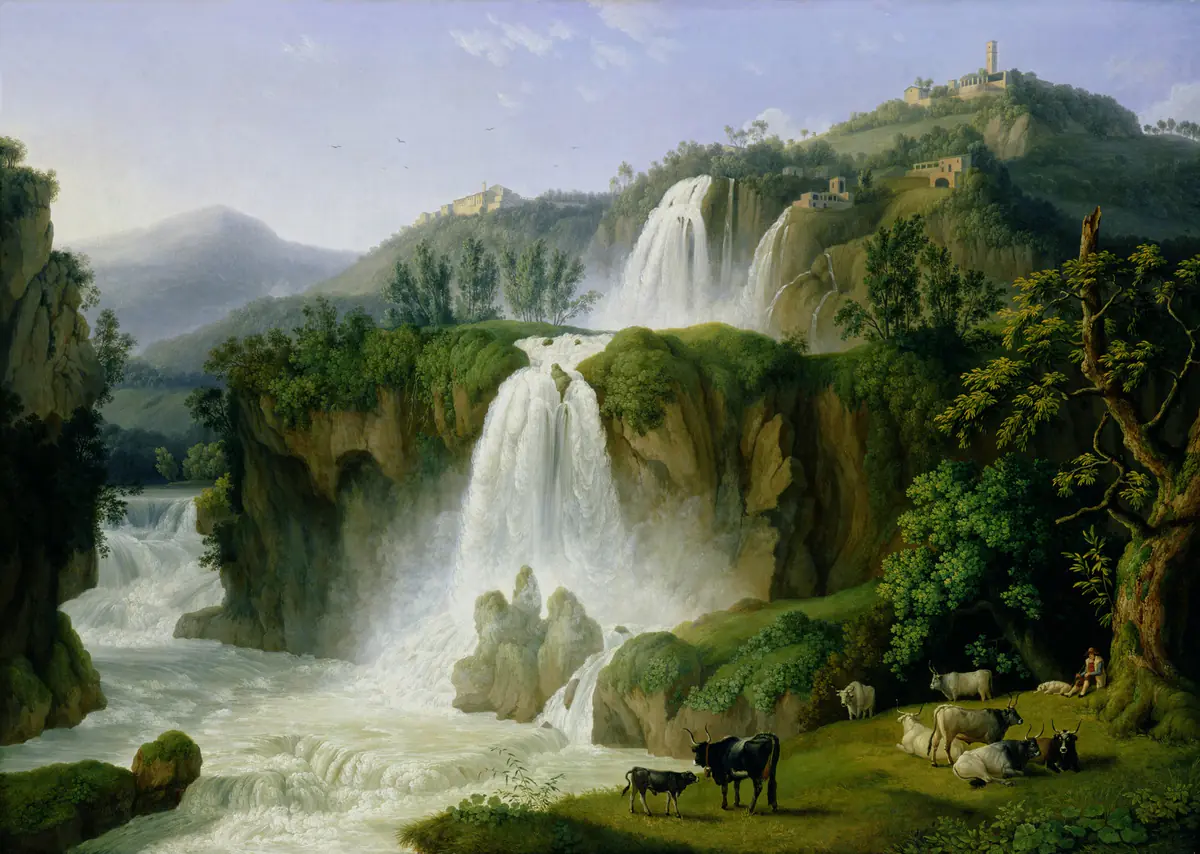 Les cascades de Tivoli - Jacob Philipp Hackert