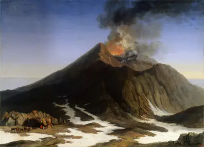 L'éruption de l'Etna - Jacob Philipp Hackert