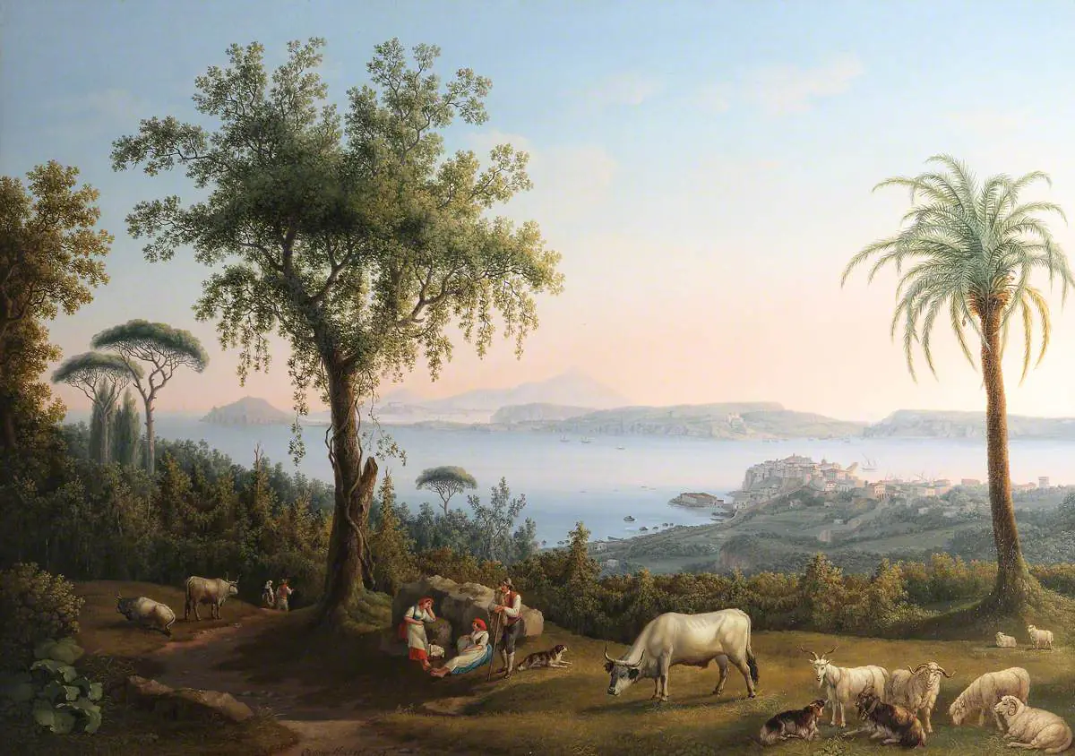 Le golfe de Pozzuoli - Jacob Philipp Hackert