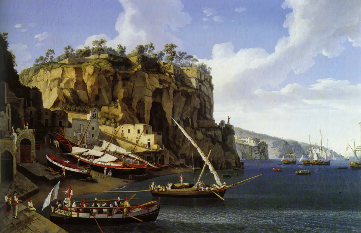 Marina Piccola à Sorrente - Jacob Philipp Hackert