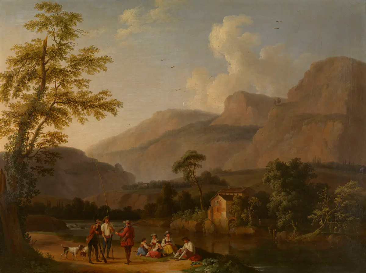 Paysage en Suisse - Jacob Philipp Hackert