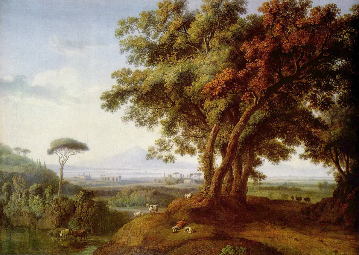 Paysage italien - Jacob Philipp Hackert