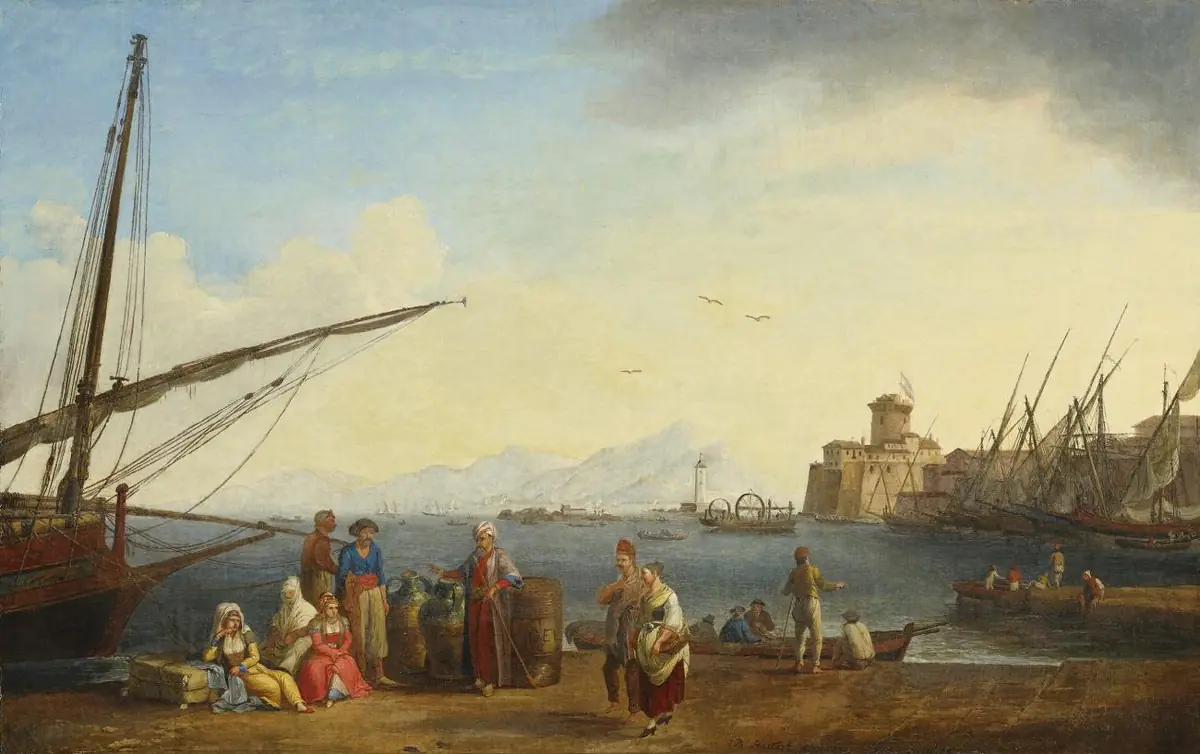 Port de Livourne II - Jacob Philipp Hackert