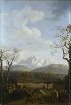 Les saisons : l'hiver - Jacob Philipp Hackert