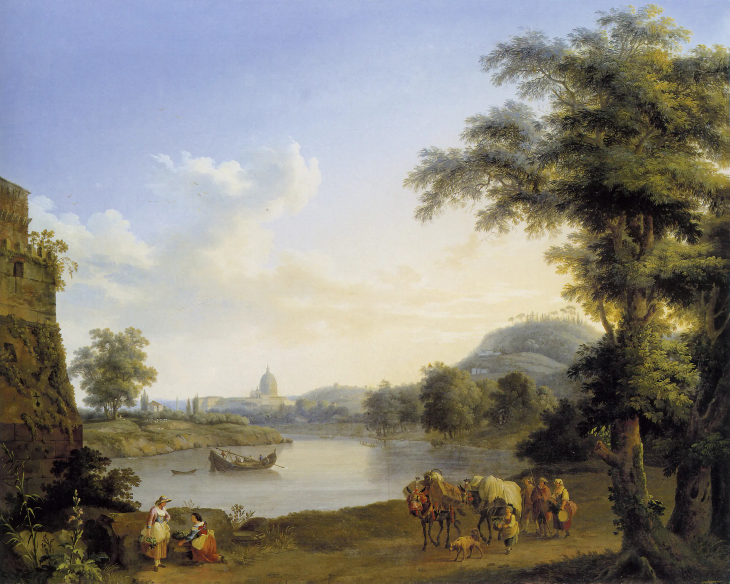 Vue de Saint-Pierre à Rome - Jacob Philipp Hackert