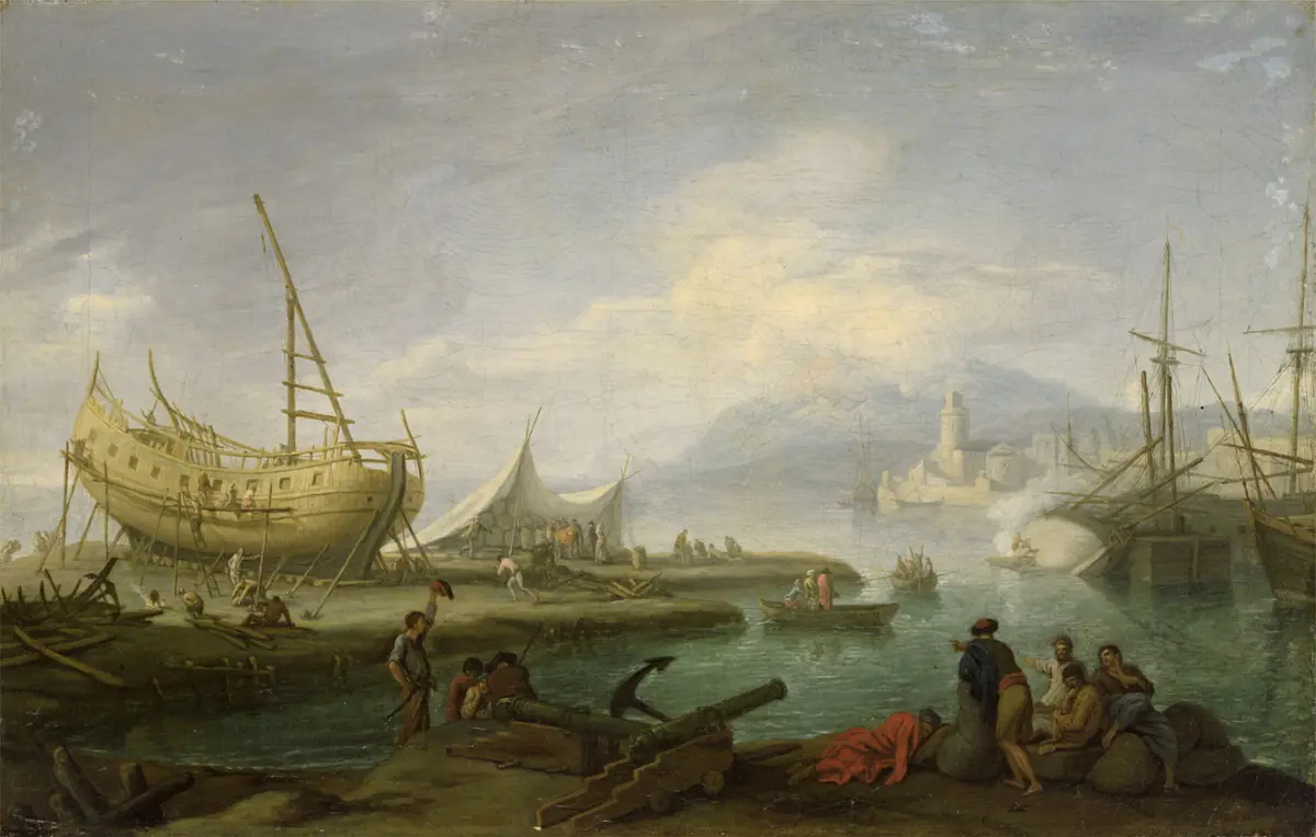 zone côtière - Jacob Philipp Hackert