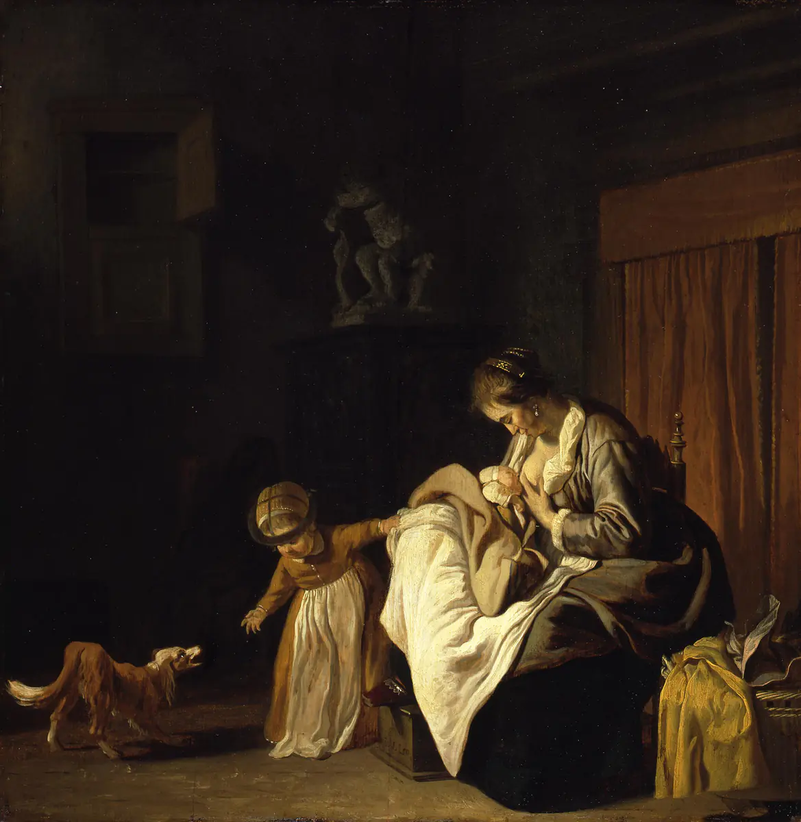 Mère de deux enfants - Jacob van Loo