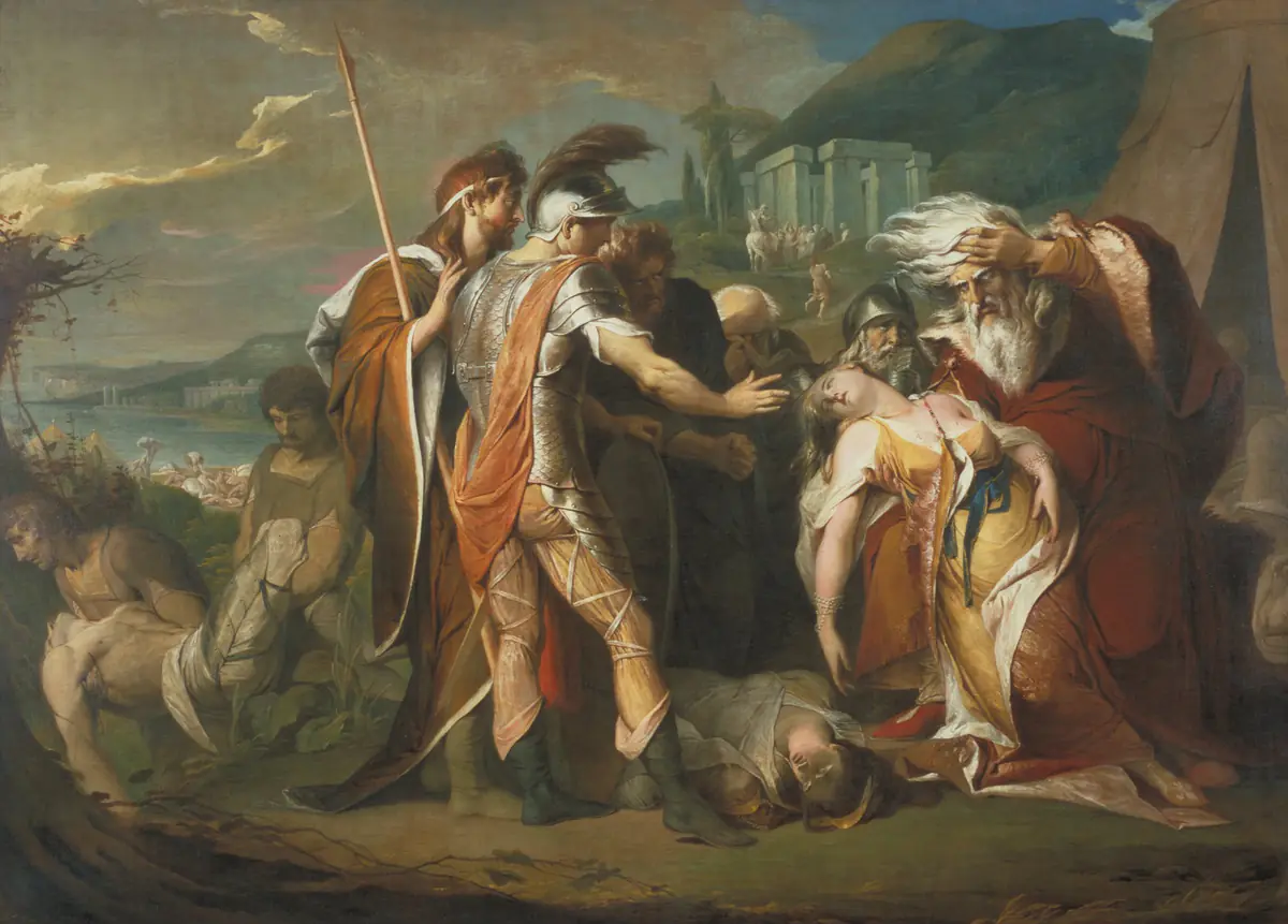 Le roi Lear pleure Cordelia - James Barry
