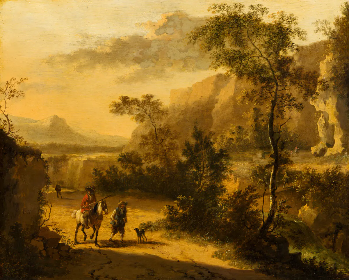 Paysage italien - Jan Hackaert