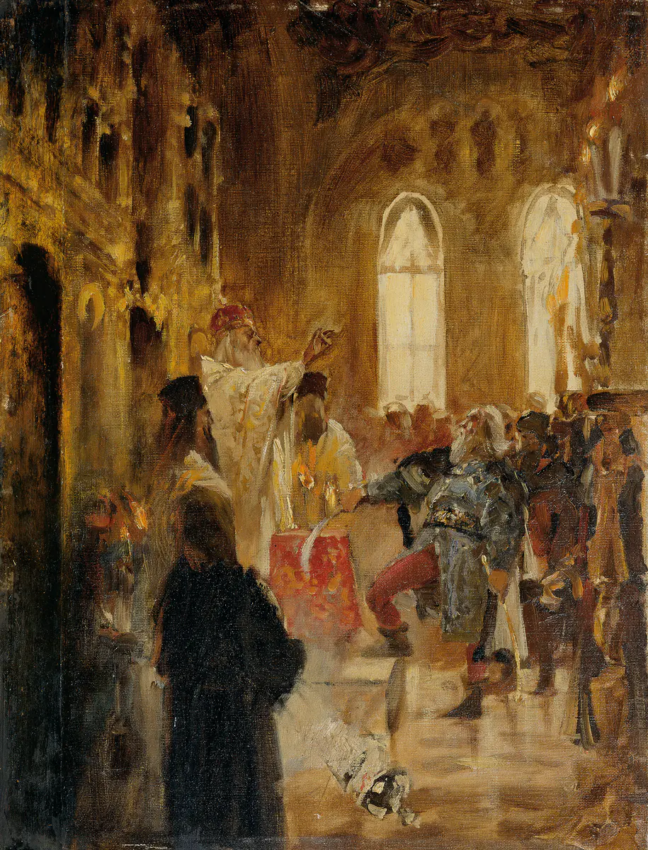 Scène du couronnement - Jan Matejko