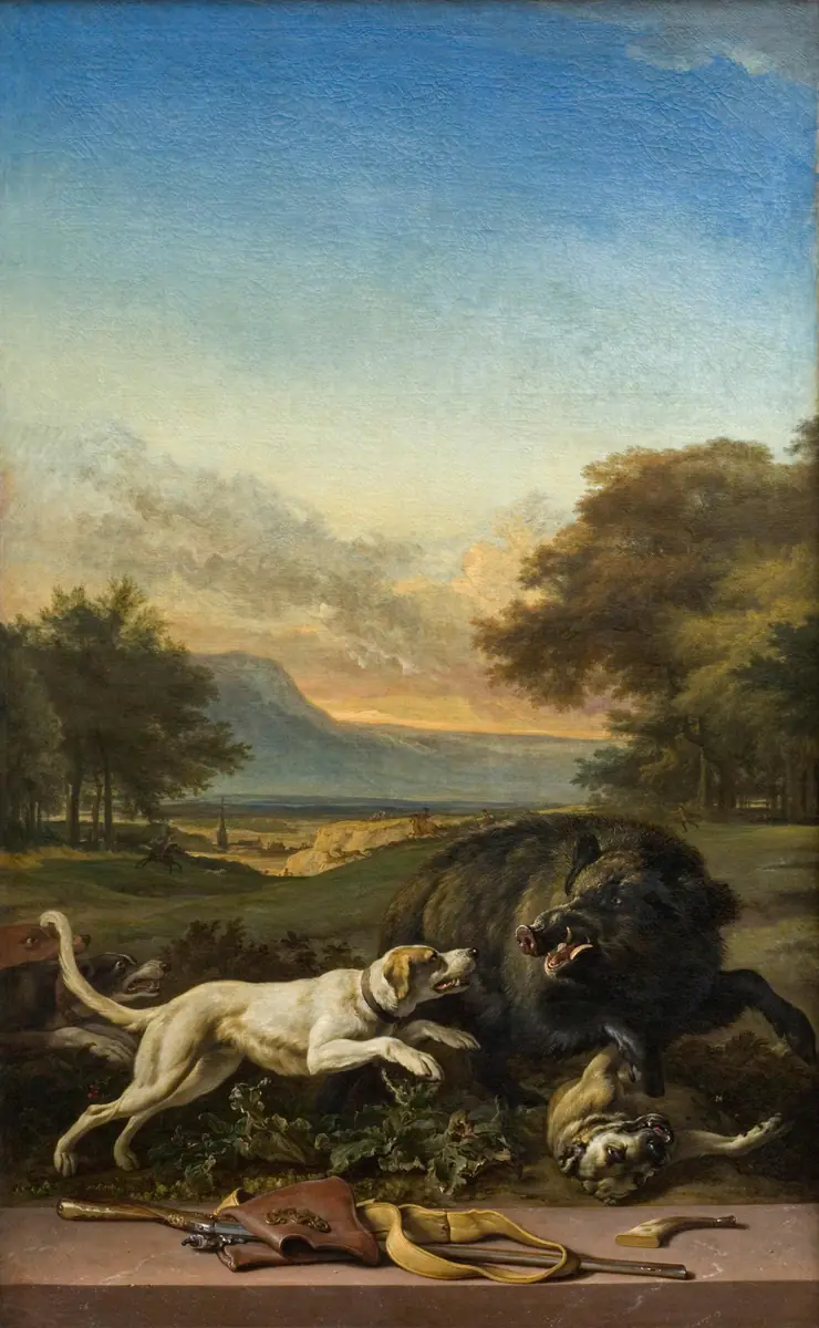 Chasse au Sanglier - Jan Weenix