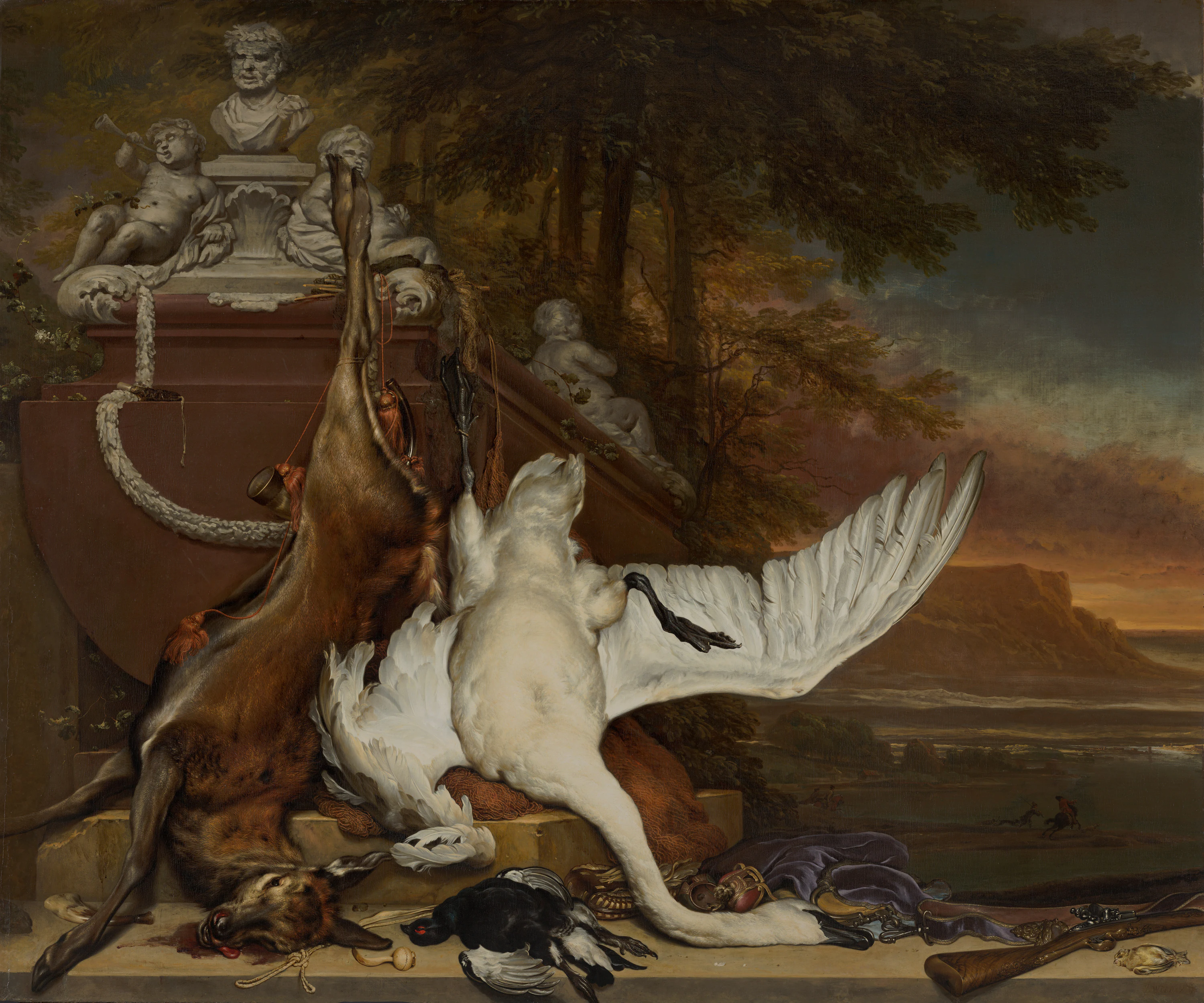 Cygne mort - Jan Weenix