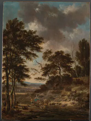 Paysage du soir - Jan Wijnants