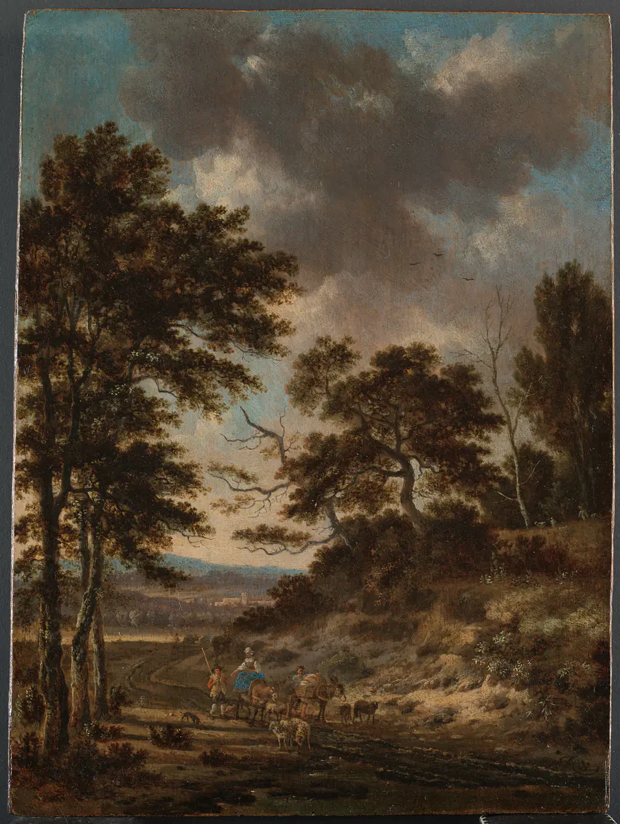 Paysage du soir - Jan Wijnants