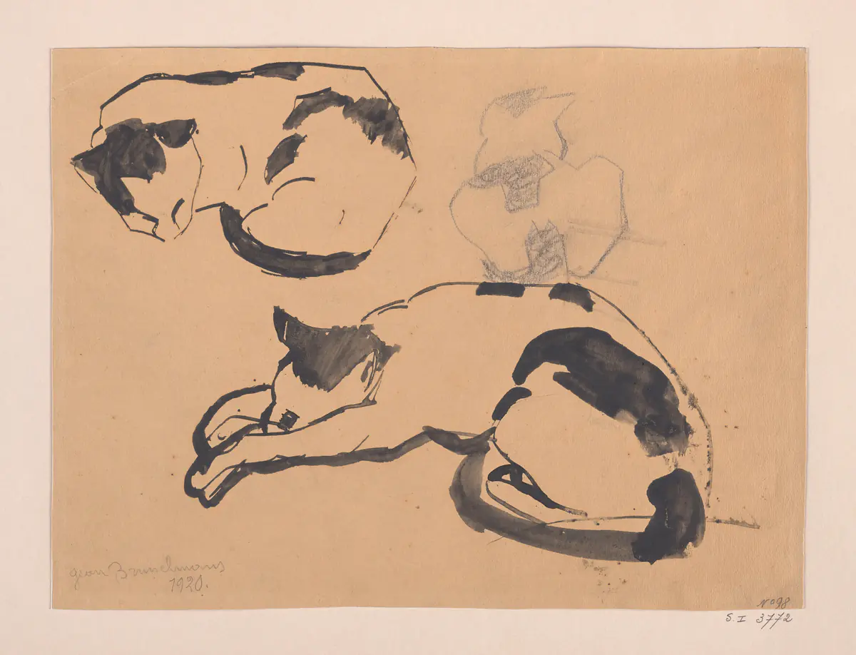 Chats - Jean Brusselmans